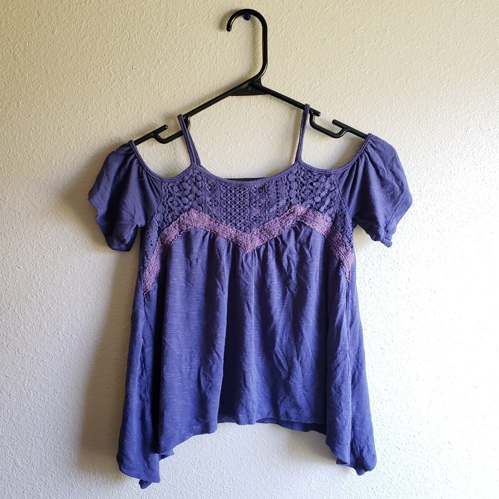Weavers girl purple medium girls summer top